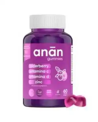 Anan gummies elderberry sist inmune 60 pz