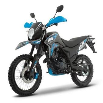 Sam's Club Motocicleta italika dm150 gris/azul oferta