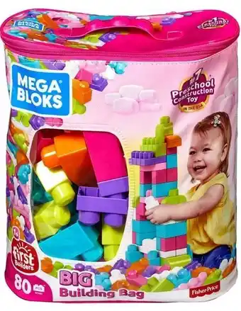 Set de construcción mega bloks con 80 piezas