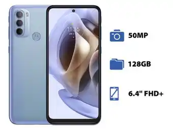 PCEL Smartphone motorola moto g31: procesador mediatek helio g85 (hasta 2.00 ghz), memoria ram de 4gb, almacenamiento de 128gb, oferta
