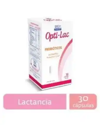 Nestlé opti-lac, probióticos, cápsulas, 8.46g.