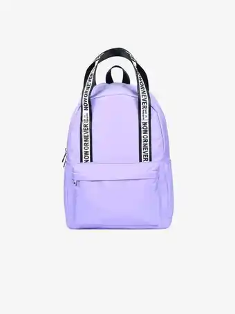 Cuidado con el Perro Mochila lila now or never oferta