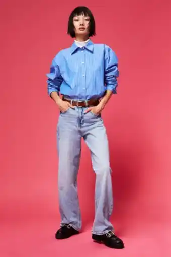 Wide high jeans