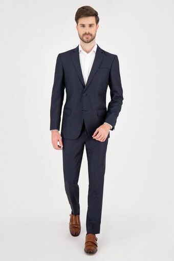 Traje roberts color azul marino slim fit