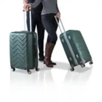 Waldos Set de maletas en pareja color verde, 2 piezas oferta
