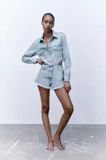 ZARA Mono denim cut out oferta
