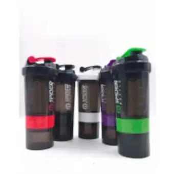 Fandeal Shaker vaso mezclador pastillero proteina botella gym fitnes oferta