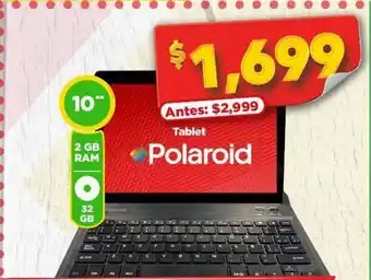 Bodega Aurrerá Polaroid tablet 10" 2gb ram 32 gb oferta