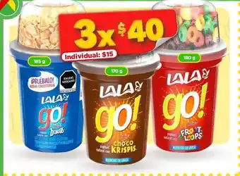 Bodega Aurrerá Yogurt lala go! con choco krispis 170g oferta