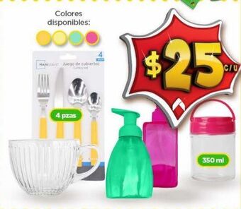 Bodega Aurrerá Juego de cubiertos mainstays 4pzas oferta
