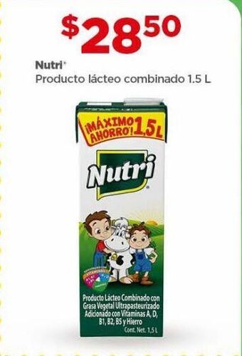Bodega Aurrerá Producto lácteo combinado nutri 1,5l oferta