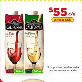 Bodega Aurrerá Vino california 946ml oferta