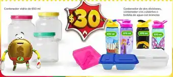 Bodega Aurrerá Contenedor de vidrio 650ml oferta