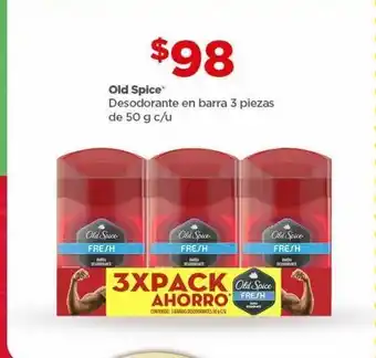 Bodega Aurrerá Desodorante en barra old spice 3 piezas x 50g oferta