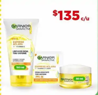 Limpiador facial garnier skin active tono uniforme 150ml