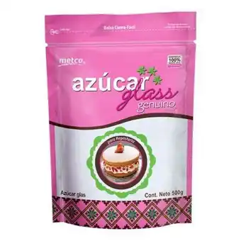 Azucar glass metco 500 gramo bolsa