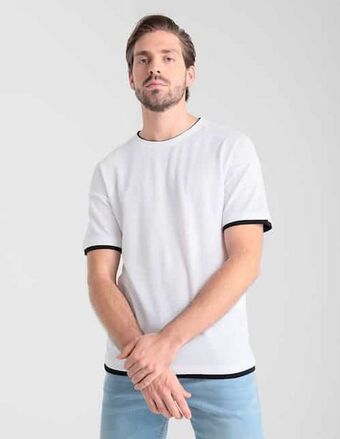 Suburbia Playera contempo cuello redondo para hombre oferta