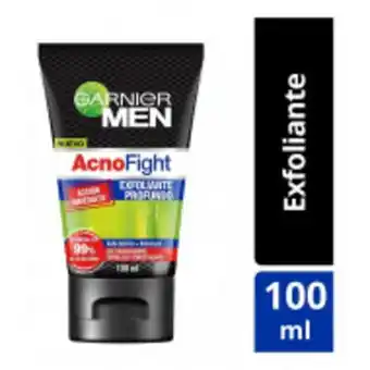 Exfoliante anti-acné garnier men acno fight 100ml