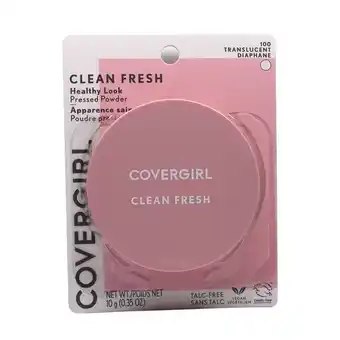 Covergirl clean fresh polvo compacto vegano 100 translucent