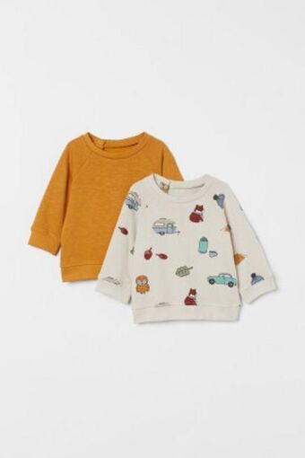 H&M 2-pack sudaderas de algodón oferta