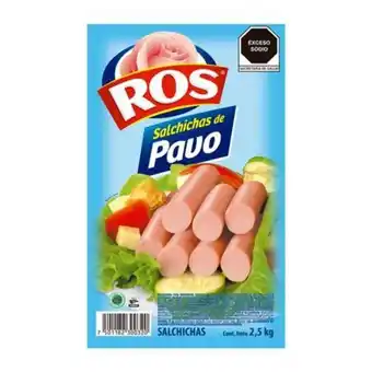 Sam's Club Salchicha de pavo ros 2.5 kg oferta