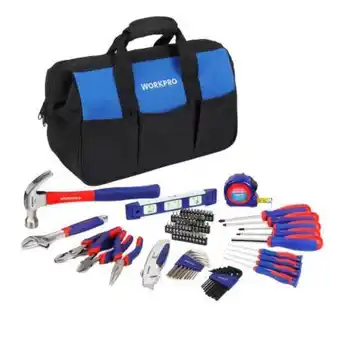 Set de herramientas workpro con 84 pzas