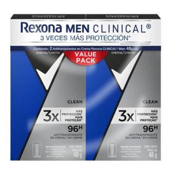 Sam's Club Antitranspirante rexona clinical 2 pzas de 48 g oferta
