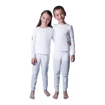 Sam's Club Conjunto térmico infantil member's mark talla 4 blanco oferta