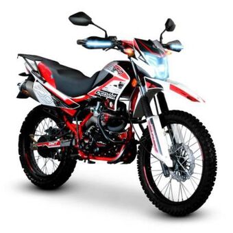 Motocicleta doble propósito vento crossmax blanca 200cc 2022