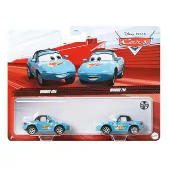 Cars pack de 2 - dinoco mia y dinoco tía dxv99
