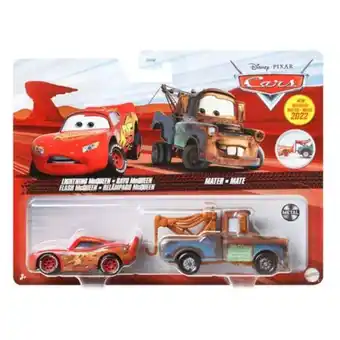 Cars pack de 2 - rayo mcqueen y mate dxv99