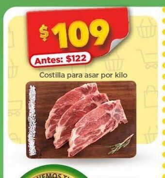 Costilla para asar por kilo