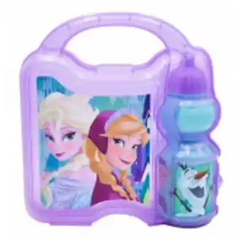 Fandeal Lonchera infantil disney frozen anna elsa c botella de agua oferta