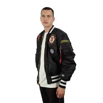 Chamarra reversible alpha industries x san francisco giants