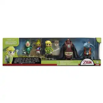 Nintendo figuras de 2.5p legend of zelda gift 5 pack
