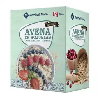 Sam's Club Avena member's mark old fashioned 4 kg oferta