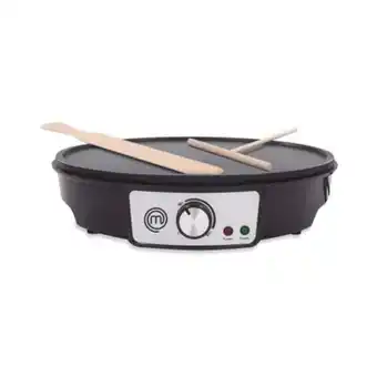 Crepera eléctrica hukën masterchef redonda 30 cm negro