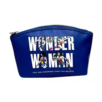 Sanborns Cosmetiquera curva azul wonder woman oferta