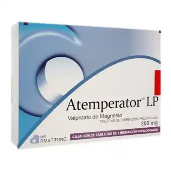 Atemperator lp atemperator lp 300 mg 20 tabletas de liberación prolongada