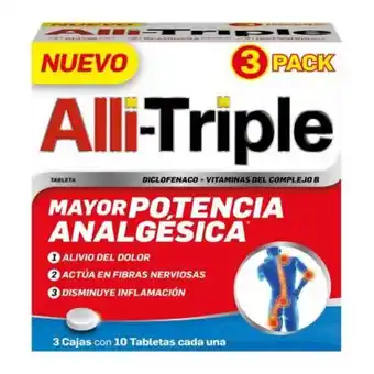 Sam's Club Alliviax allitriple con 30 tabletas oferta
