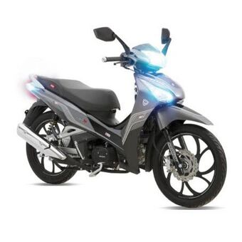 Motocicleta veloci fussion c2 130cc 2023 plata