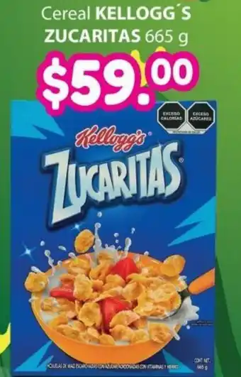 Cereal Kellogg's Zucaritas 665g
