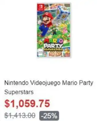 Nintendo Videojuego Mario Party Superstars
