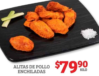 Soriana Híper Alitas de Pollo Enchiladas oferta