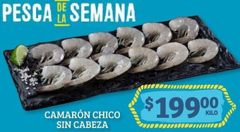 Soriana Híper Camarón Chico Sin Cabeza oferta