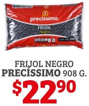 Soriana Híper Frijol Negro Precíssimo 908g oferta