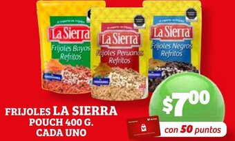 Soriana Híper Frijoles La Sierra Pouch 400g oferta