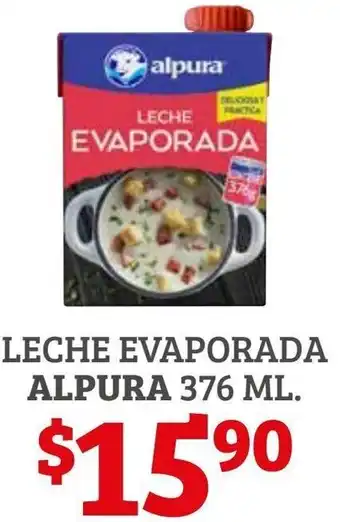 Soriana Híper Leche Evaporada Alpura 376ml oferta