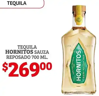 Tequila Hornitos Sauza Reposado 700ml