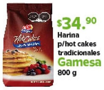 Arteli Harina p/Hot Cakes Tradicionales Gamesa 800g oferta